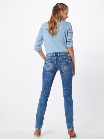 Coupe slim Jean 'Saturn' Pepe Jeans en bleu