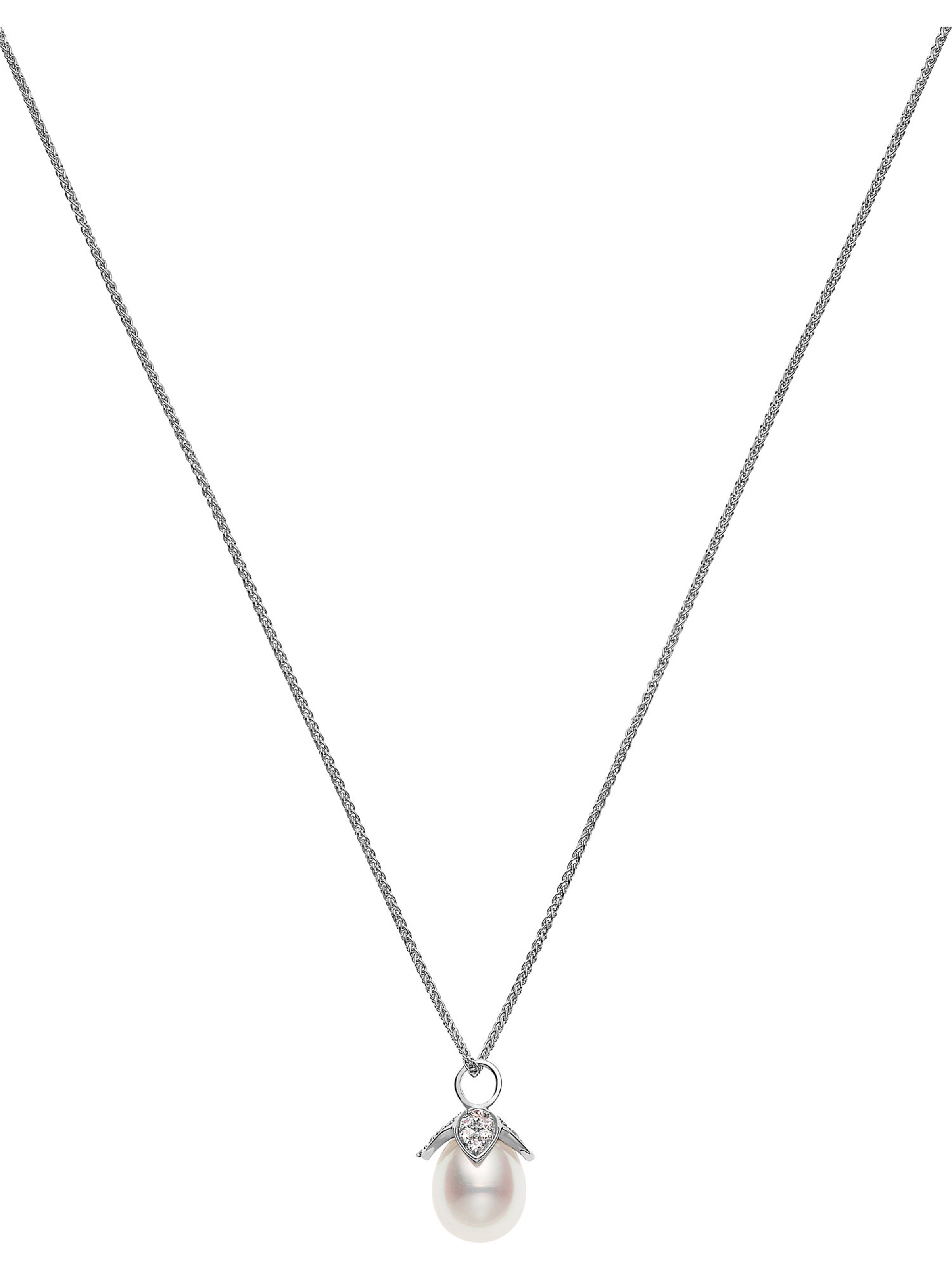 CHRIST Necklace in Silver: front