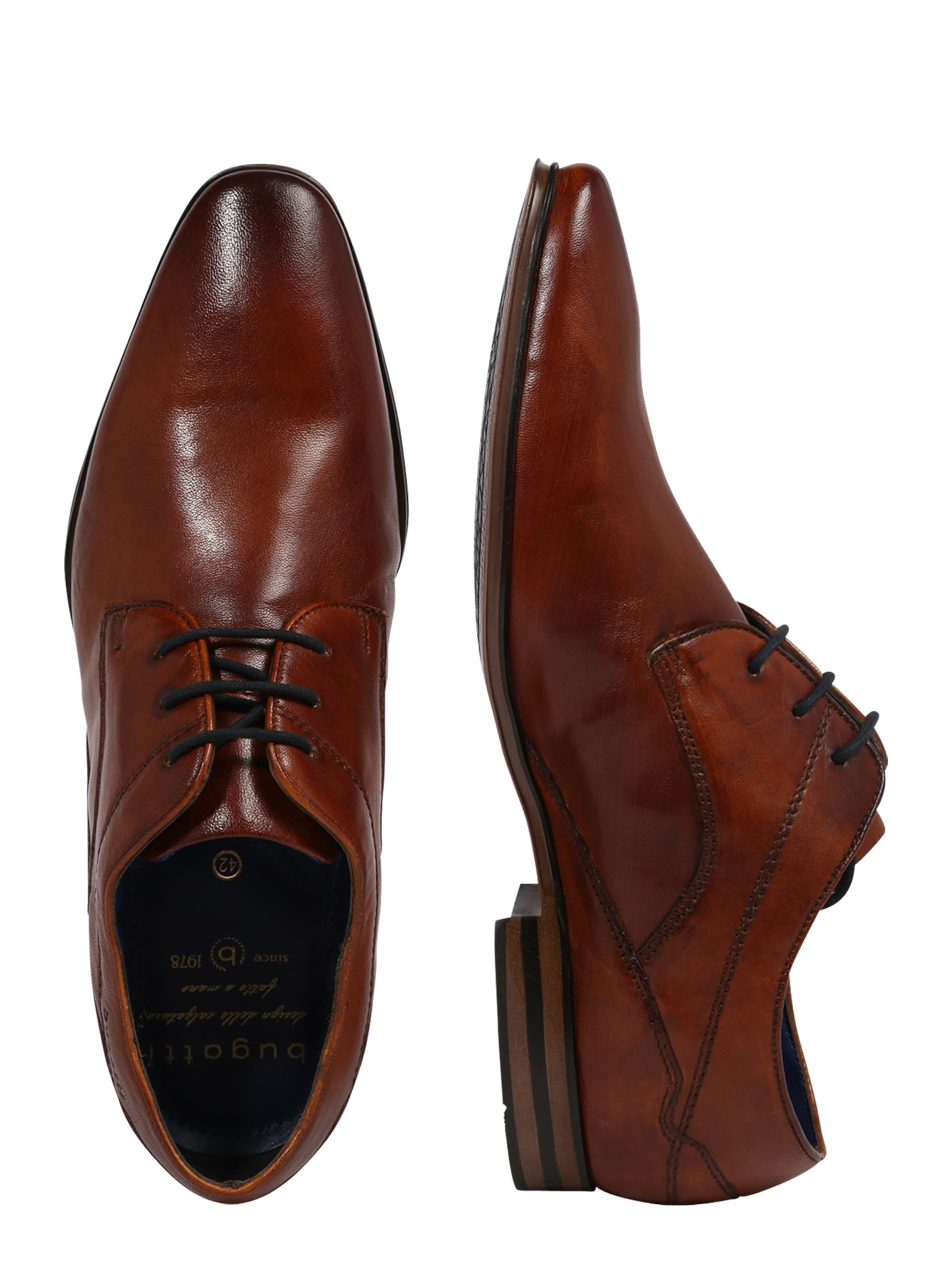 bugatti Snøresko 'Morino' i brun: side