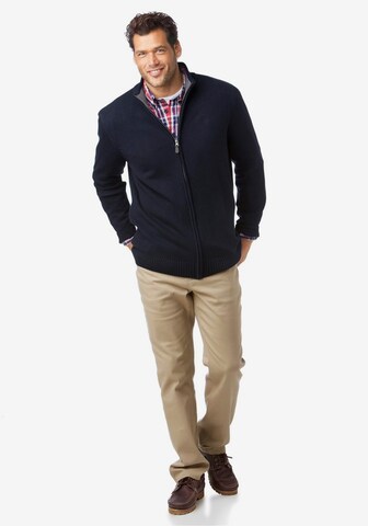 Man's World Knit Cardigan in Blue