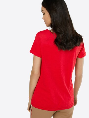 QS T-Shirt in Rot: zadná strana