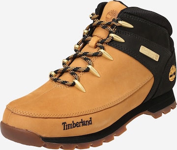 TIMBERLAND Boots med snörning 'Euro Sprint Hiker' i brun: framsida