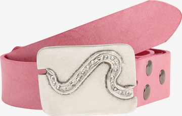 RETTUNGSRING by showroom 019° Belt in Pink: front