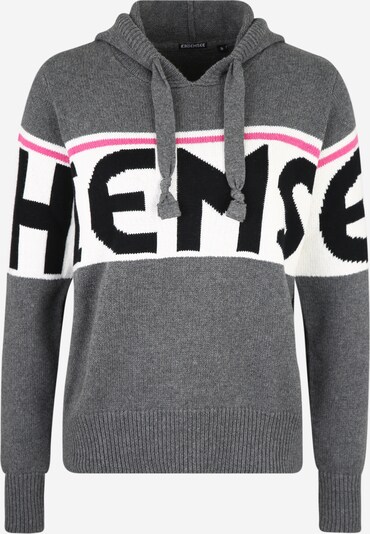 CHIEMSEE Sweatshirt in mottled grey / Pink / Black / White, Item view
