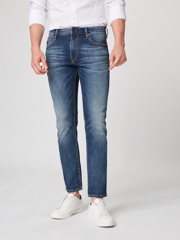 Coupe slim Jean 'Daman' Superdry en bleu