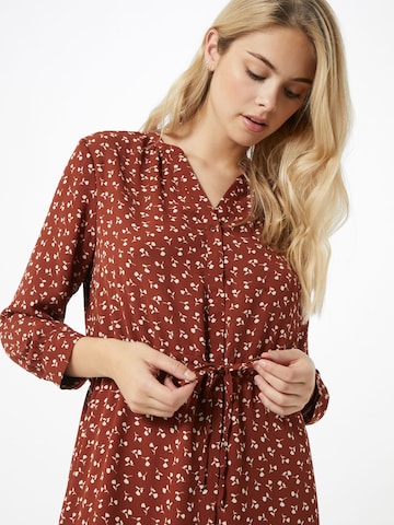 SELECTED FEMME Shirt dress 'DAMINA' in Brown