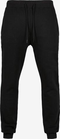 Urban Classics Tapered Trousers in Black: front