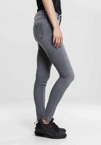 Urban Classics Skinny Džíny – šedá