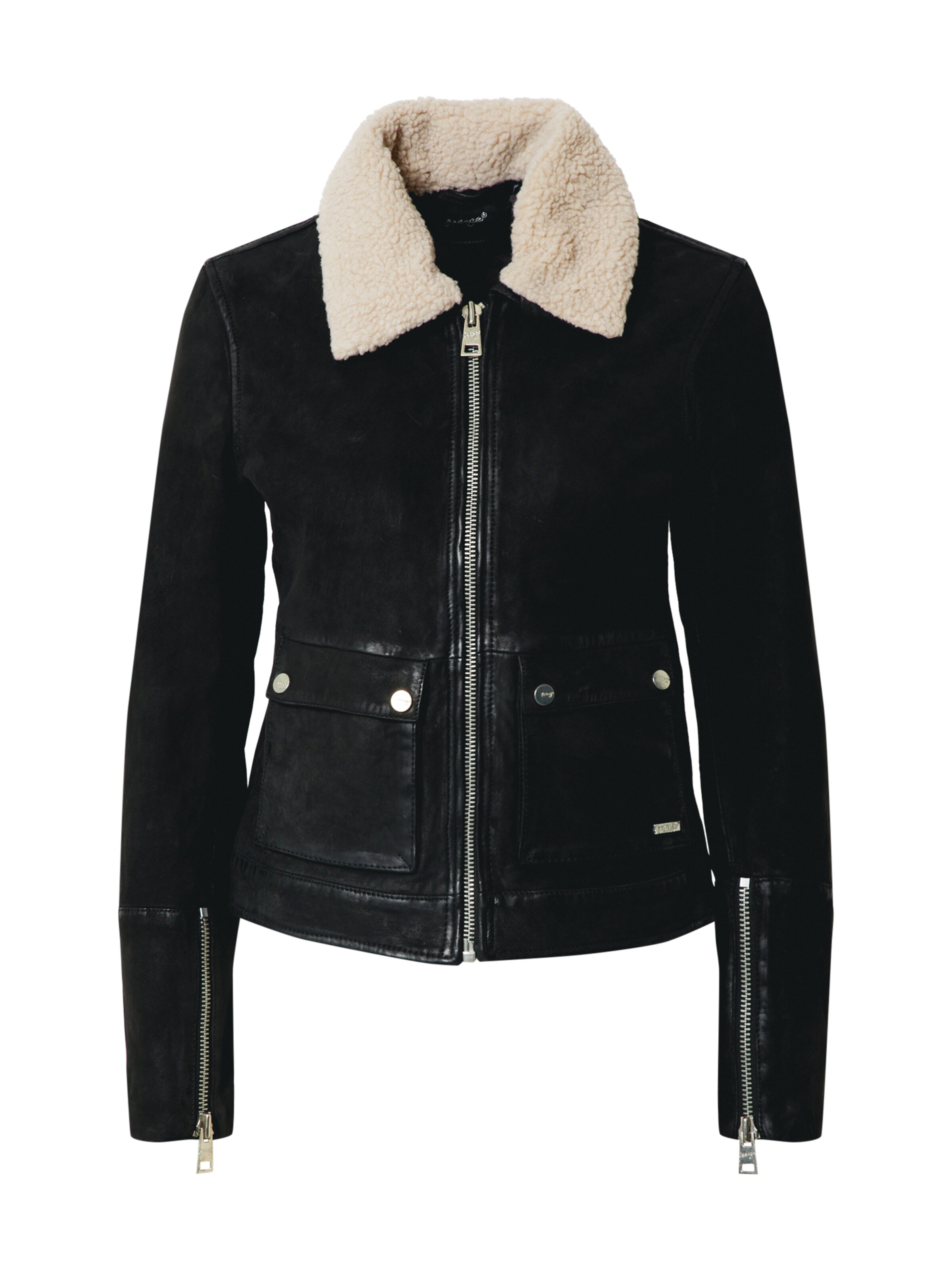 Maze Přechodná bunda – černá: přední strana