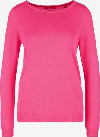 s.Oliver Pullover in Pink: predná strana