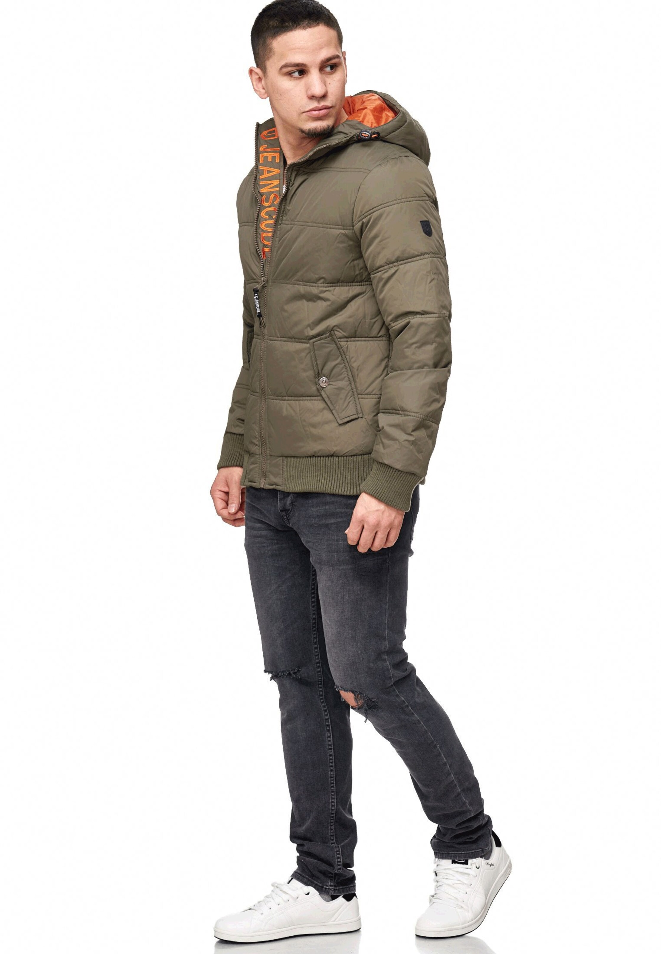 INDICODE JEANS Winterjacke 'Adrian ZA' in Grün