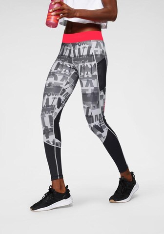 ADIDAS PERFORMANCE Skinny Sporthose in Schwarz: Vorderseite
