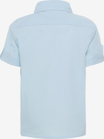 NAME IT Regular Fit Hemd in Blau