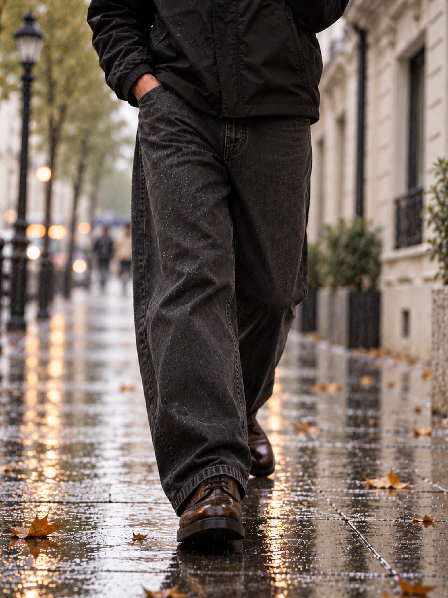 The AY Style Edit - Modern Black Jacket Dark Denim Look