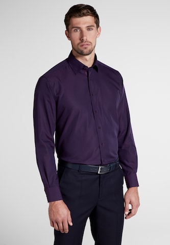 ETERNA Regular fit Business Shirt in Purple: front
