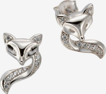 FIRETTI Earrings 'Fuchs' in Silver: front