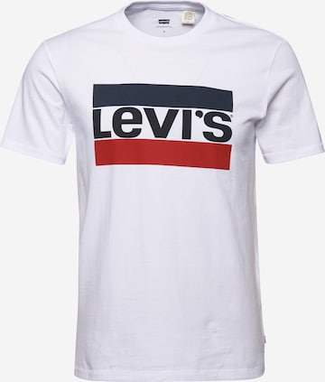 LEVI'S ® Shirt 'Sportswear Logo Graphic' in Wit: voorkant