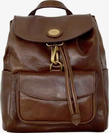 The Bridge Backpack 'Story Donna' in Brown: front