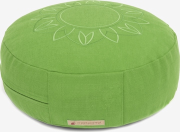 Yogishop Pillow 'Darshan Neo' in Green: front