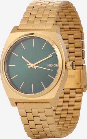 Nixon Analog Watch 'Time Teller' in Gold: front