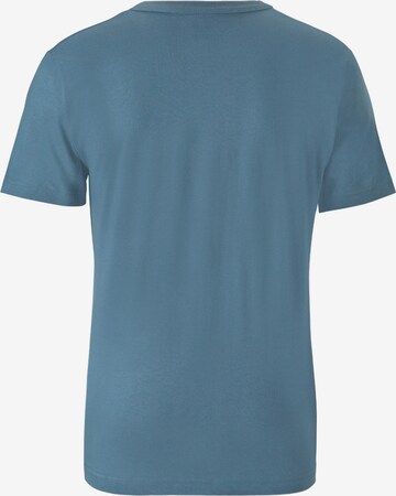 LOGOSHIRT Shirt 'Iron Man' in Blauw