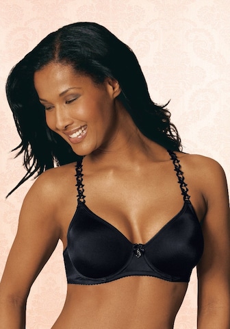 NUANCE T-shirt Bra in Black: front