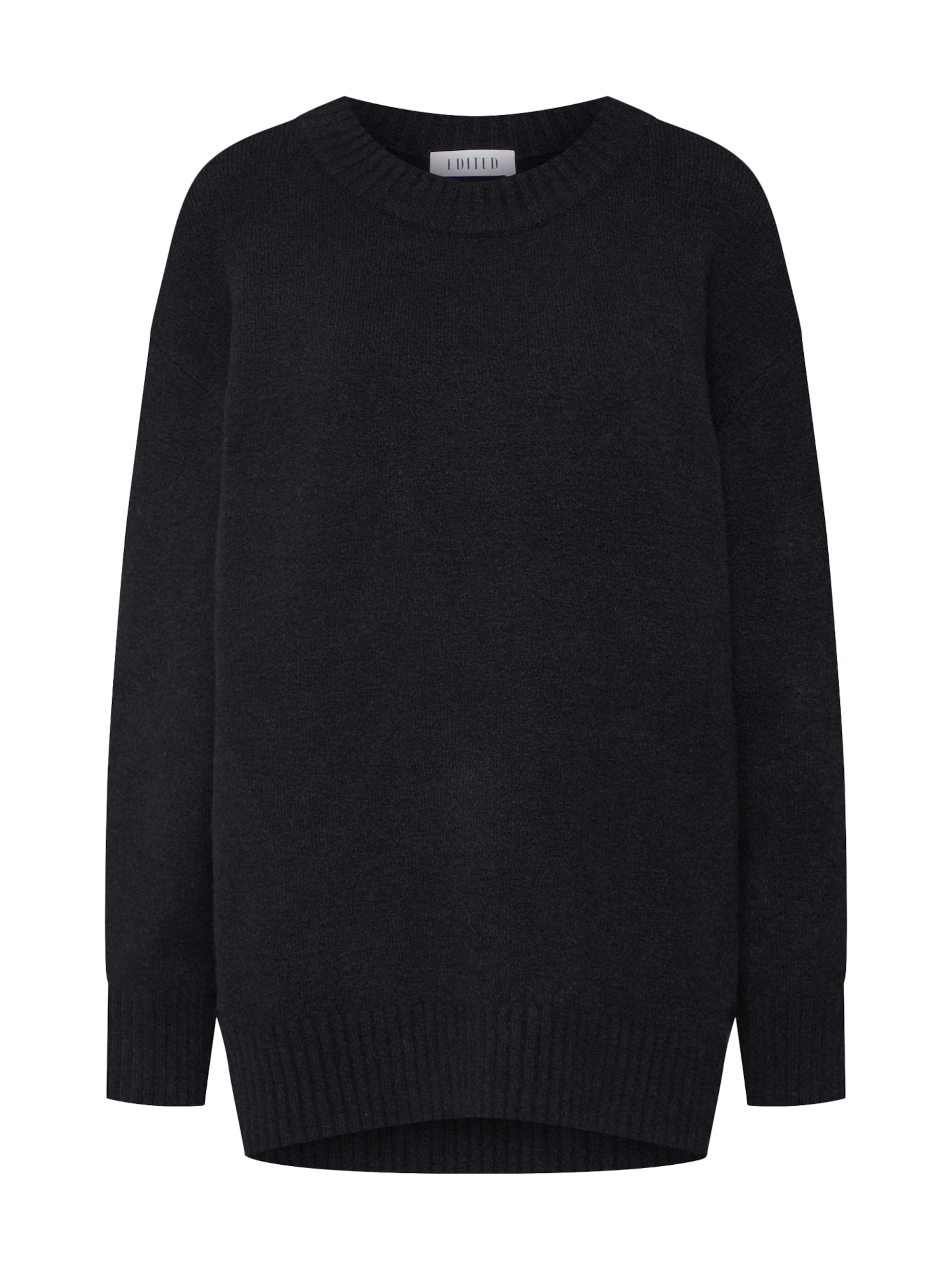 EDITED Pullover 'Luca' in Schwarz: Vorderseite