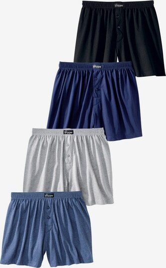 LE JOGGER Boxers en marine / bleu marine / gris / noir, Vue avec produit