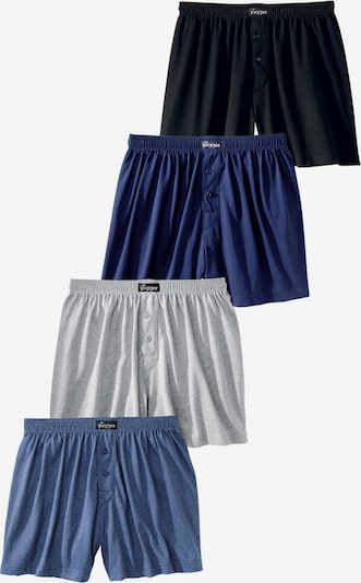 LE JOGGER Boxershorts in de kleur Marine / Navy / Grijs / Zwart, Productweergave