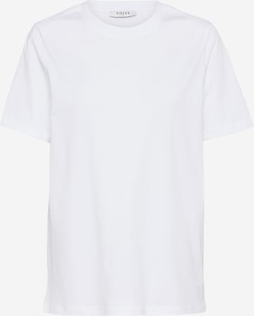 T-shirt 'Ria' PIECES en blanc : devant