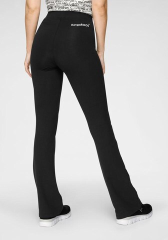 KangaROOS Flared Leggings in Black