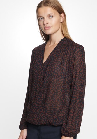 SEIDENSTICKER Blouse 'Schwarze Rose' in Bruin: voorkant