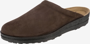 BECK Slippers in Brown: front
