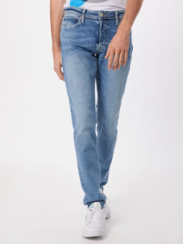 JACK & JONES Slimfit Jeansy 'Glenn' w kolorze niebieski: przód