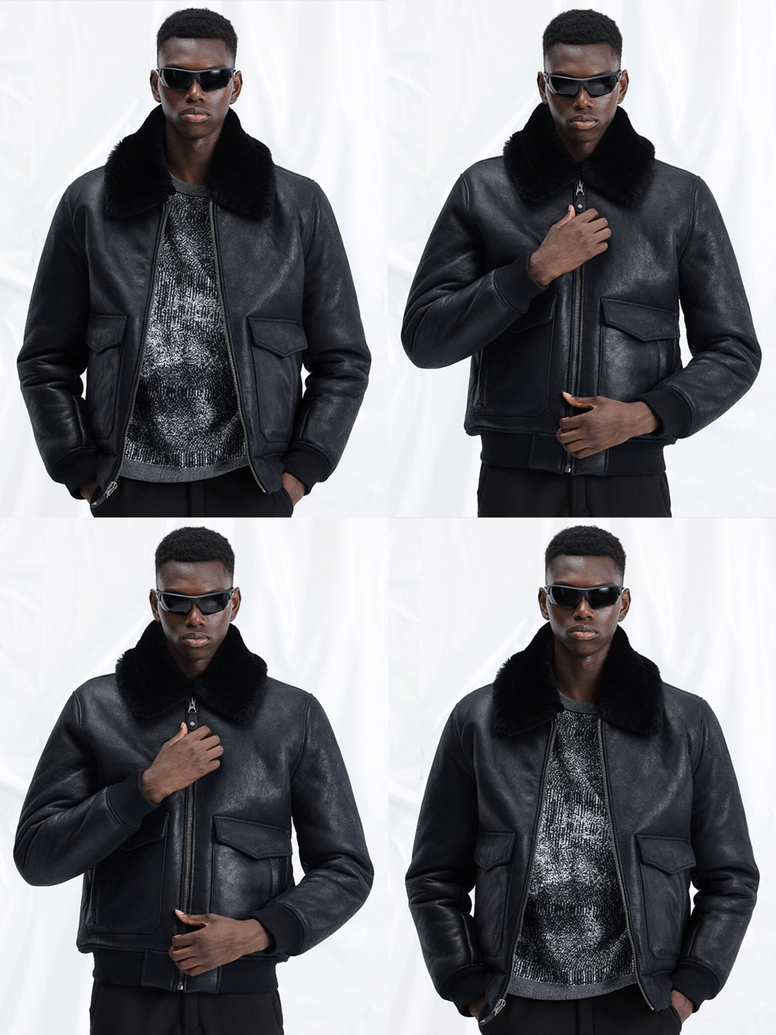 Junior - Cool Cozy Leather Jacket Look