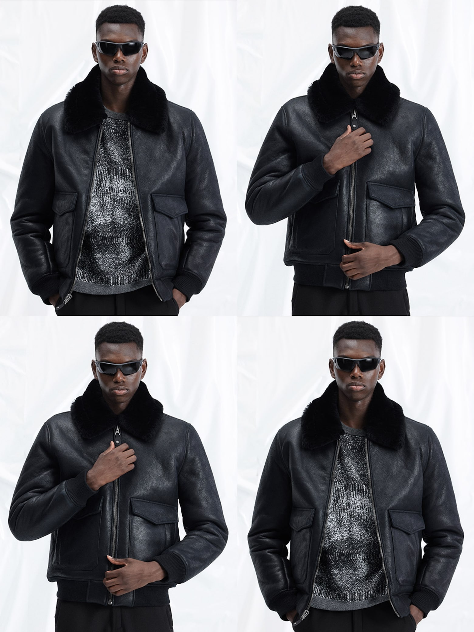 Junior - Cool Cozy Leather Jacket Look