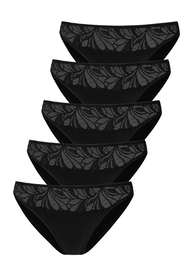 Odzież Bielizna VIVANCE Figi w kolorze Czarnym 