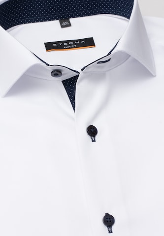 ETERNA - Ajuste regular Camisa de negocios en blanco