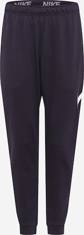 NIKE Tapered Sportbroek in Zwart: voorkant