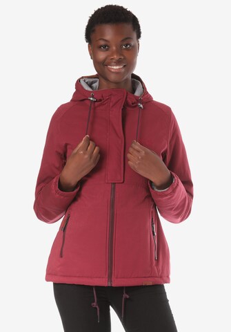 Lakeville Mountain Between-Season Jacket 'Karaka' in Red: front