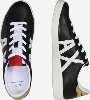 ARMANI EXCHANGE Låg sneaker i svart