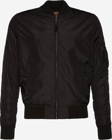 ALPHA INDUSTRIES Tussenjas 'MA-1 TT' in Zwart: voorkant