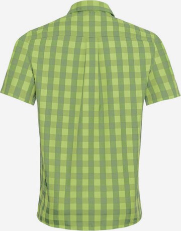 ODLO Regular fit Athletic Button Up Shirt 'Mythen' in Green