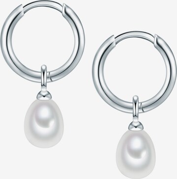 Valero Pearls Earrings in Silver