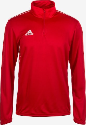 T-Shirt fonctionnel 'Core 18' ADIDAS SPORTSWEAR en rouge : devant