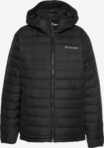 COLUMBIA Outdoorjas 'Powder Lite' in Zwart: voorkant