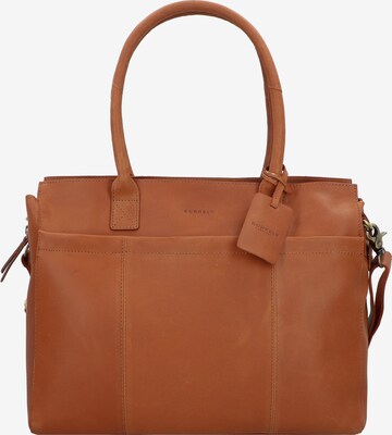 Burkely Document Bag 'Doris' in Brown: front