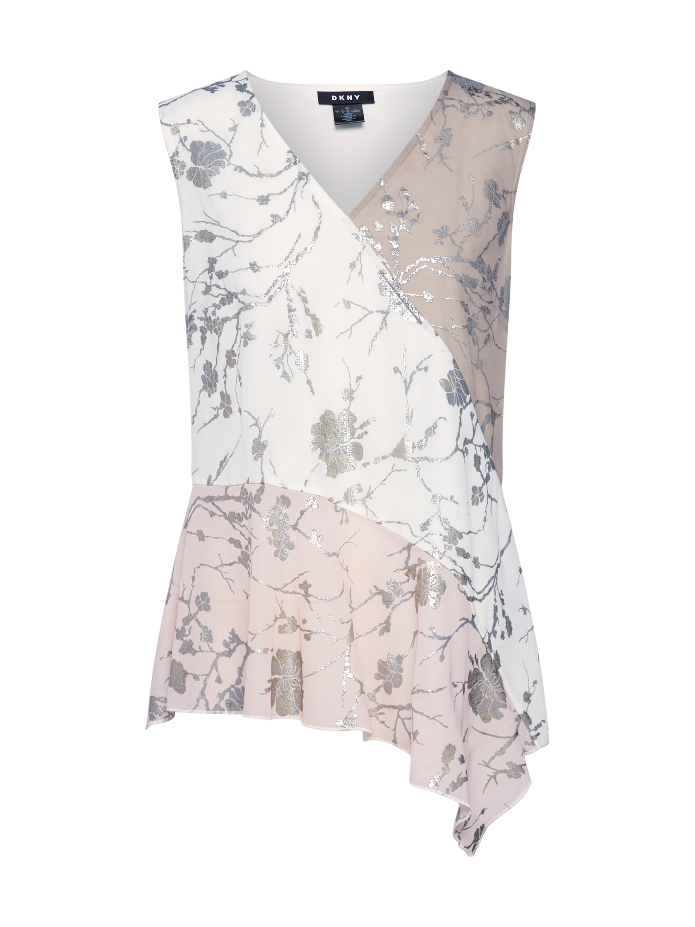 DKNY - Blouse 'COMBO FABRIC' in de kleur Gemengde kleuren