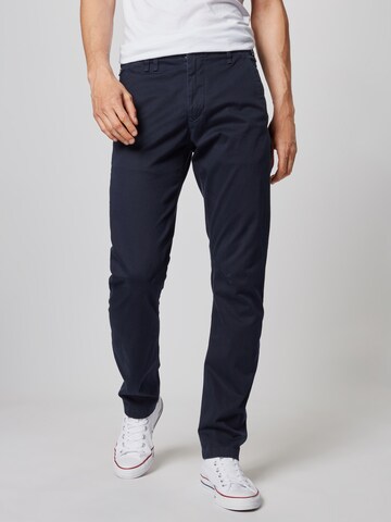 Coupe slim Pantalon chino 'Vetar slim' G-Star RAW en bleu : devant