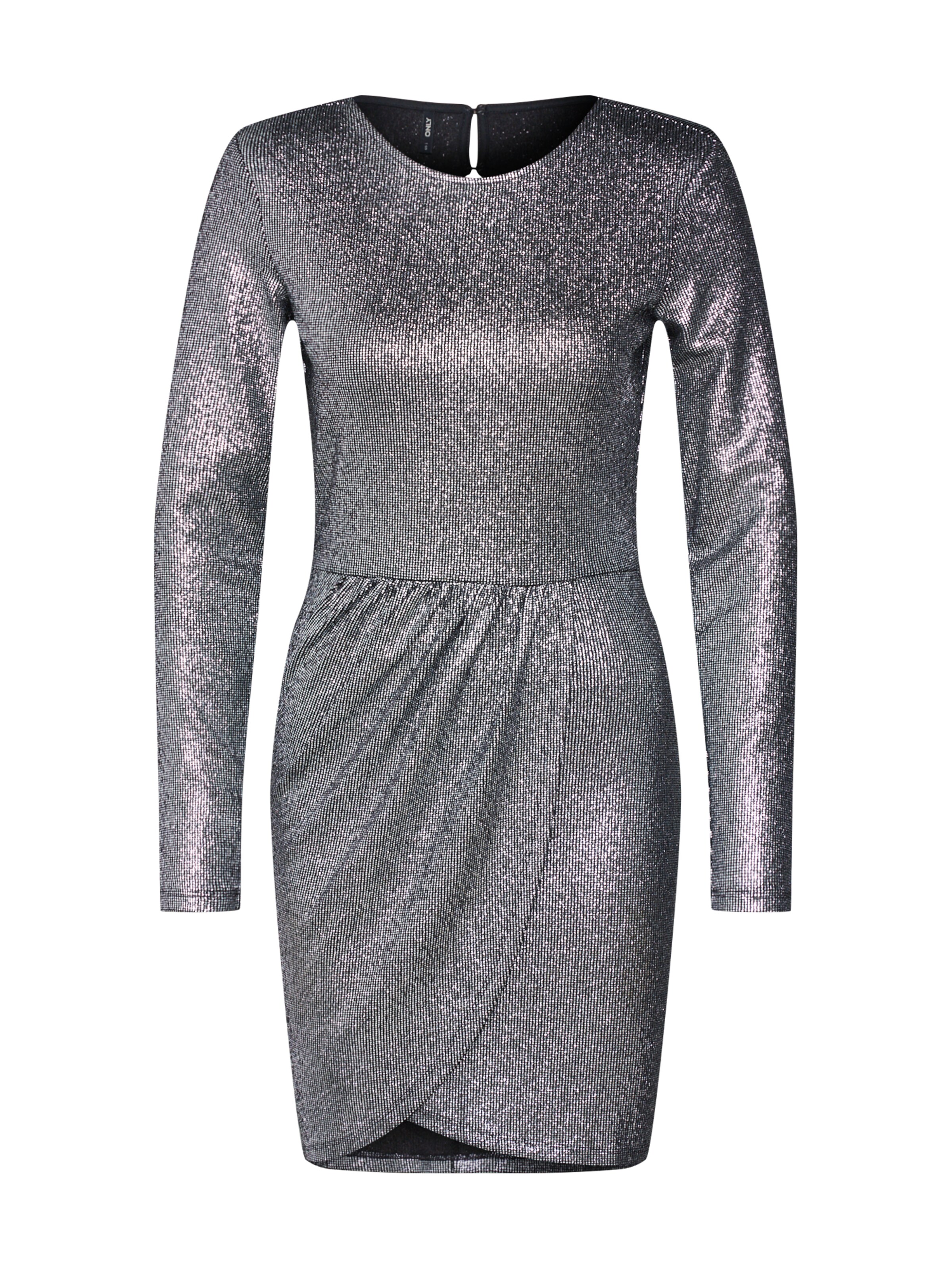 ONLY Robe de cocktail 'ALESSA' en noir / argent